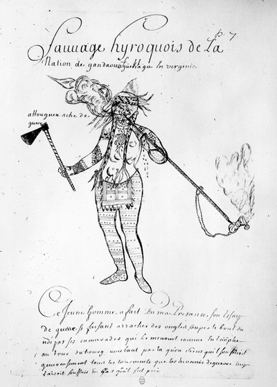 Iroquois Indian of Canada, from 